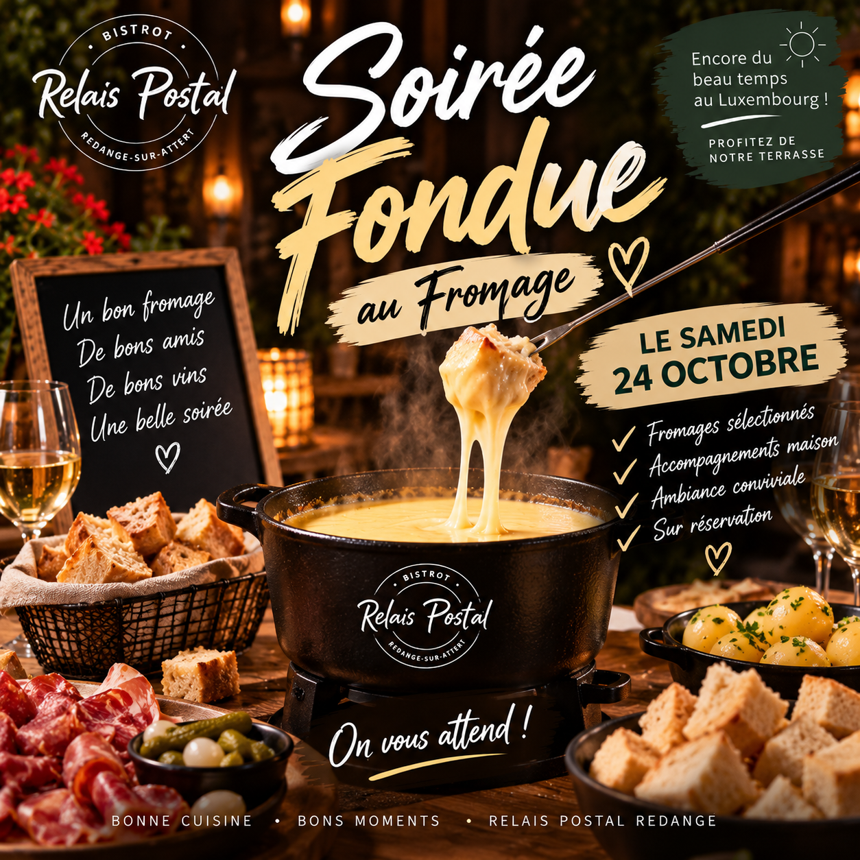 soirée fondue au fromage